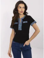 Tričko NM TS model 21015087 černé - FPrice Tričko NM TS model 21015087 černé - FPrice