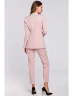 K036 Blejzer s jednou zadnou časťou - krepovo ružový K036 Blejzer s jednou zadnou časťou - krepovo ružový