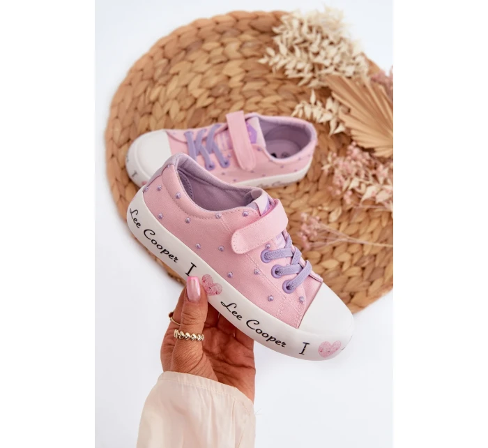 Dievčenské tenisky Lee Cooper Pink Dievčenské tenisky Lee Cooper Pink