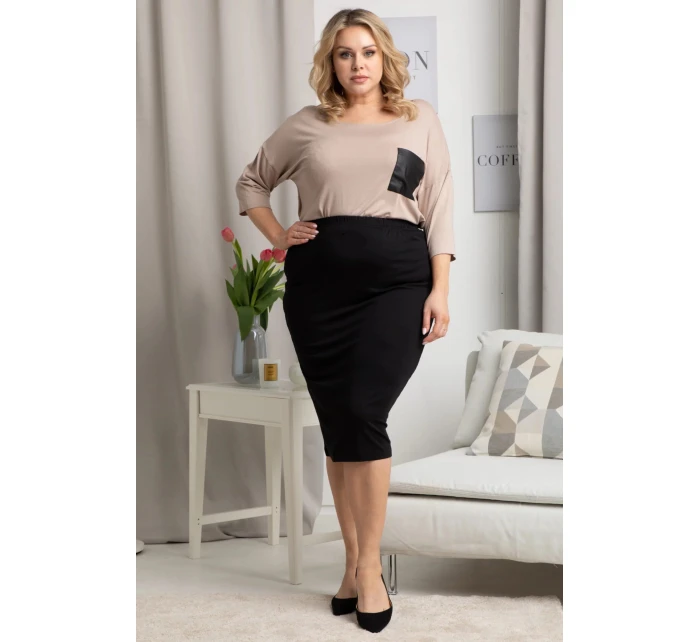 Dámska sukňa P352 čierna - Karko