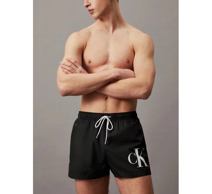 Pánske plavky KM0KM01015 BEH black - Calvin Klein Pánske plavky KM0KM01015 BEH black - Calvin Klein