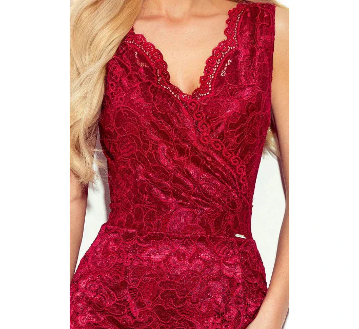 Dámske šaty 383-2 Bordeaux - Numoco