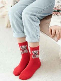 Dětské vánoční ponožky Medvídek model 21774189 - Milena