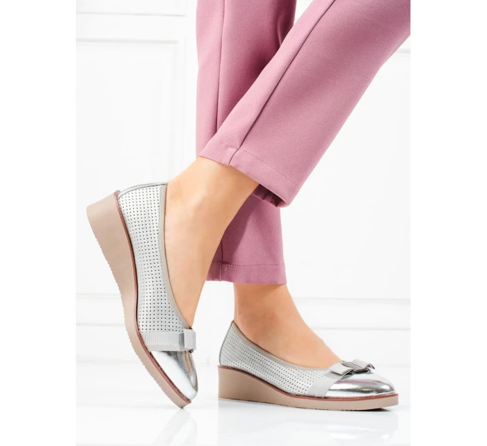 Moderní lodičky model 18184314 dámské na klínku - W. POTOCKI Moderní lodičky model 18184314 dámské na klínku - W. POTOCKI