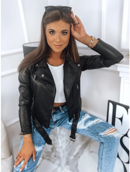 NETI dámska bunda čierna FashionStreet TY2876