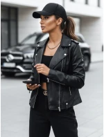dámská kožená bunda ramones black Dstreet model 21971234 - FashionStreet