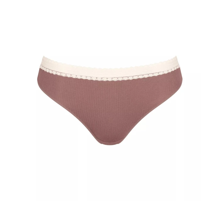 sloggi GO Ribbed R Tai C2P - BROWN - SLOGGI BROWN - SLOGGI