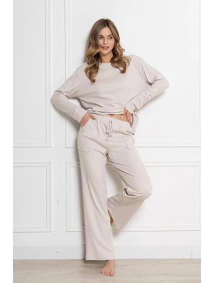 Pyžamo Leveza 1814 Yoko, s dlhými rukávmi, veľkosti S–XL Pyžamo Leveza 1814 Yoko, s dlhými rukávmi, veľkosti S–XL