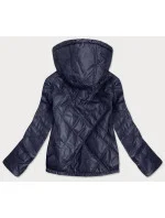 Tmavě modrá lehká dámská bunda model 16147632 - BH FOREVER Tmavě modrá lehká dámská bunda model 16147632 - BH FOREVER