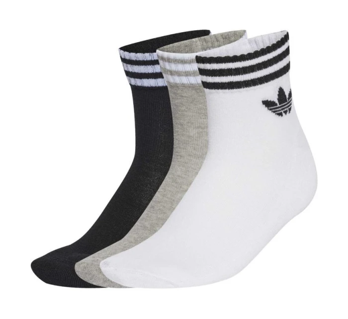 Adidas Originals 3-prúžkové členkové ponožky JV7437