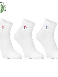 Dámské vysoké krémové bambusové ponožky model 22097400 - FILIPPO