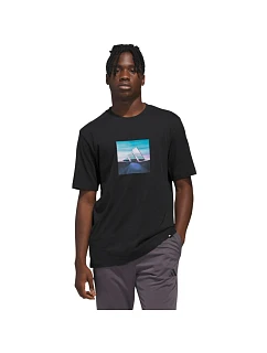 Pánske tričko adidas Summer Heat Graphic T-shirt black KC9244 pánske