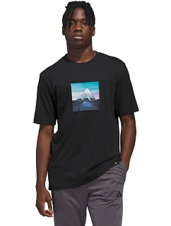 Pánske tričko adidas Summer Heat Graphic T-shirt black KC9244 pánske