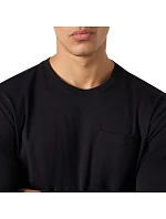 Koszulka męska Champion LS Tee czarna 222507 KK001 pánské