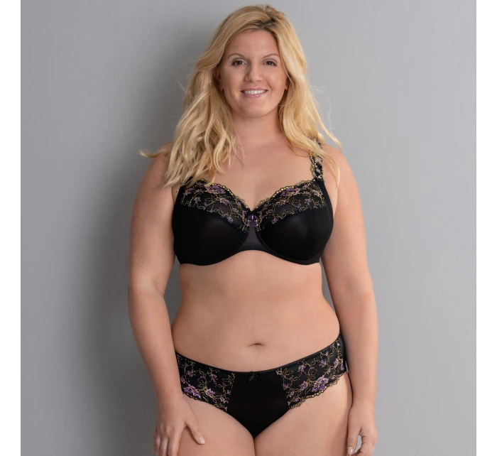 Podprsenka s kosticami Colette Full Cup 5249 čierna - RosaFaia