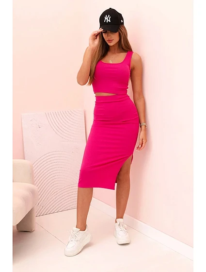 Dámský top a model 22077121 sukně fuchsie - K-Fashion