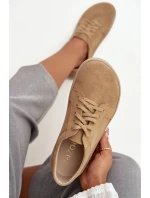 Trampki Typu Barefoot Z Naturalnego Zamszu Zazoo 314 Beżowe