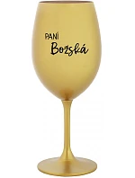 Lady of God - zlatý pohár na víno 350 ml