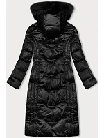 Dlhá zimná bunda slim-fit black S'west (B8201-1) Dlhá zimná bunda slim-fit black S'west (B8201-1)