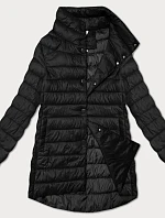 Dámska prešívaná bunda so stojačikom Minority black (P3-6908-1)