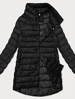 Dámska prešívaná bunda so stojačikom Minority black (P3-6908-1)