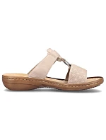 Pohodlné žabky W model 22050680 beige - Rieker