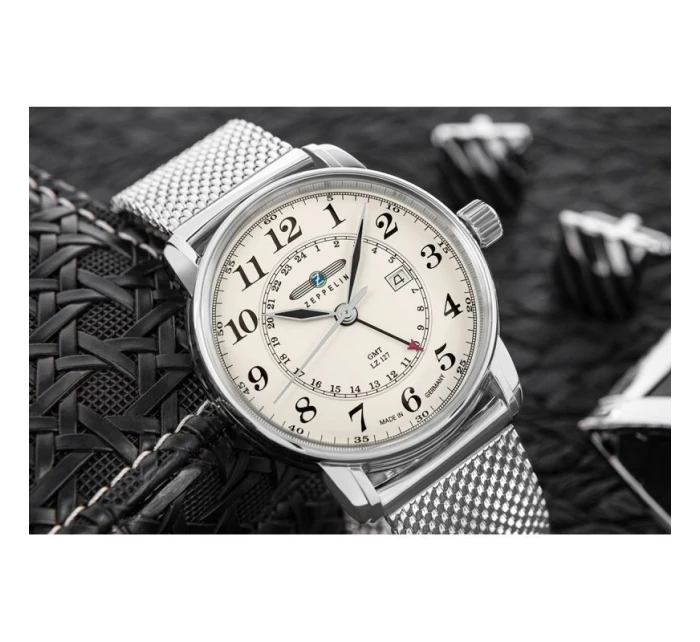 ZEPPELIN Pánske hodinky LZ127 Graf Zeppelin GMT 7642M-5 + BOX ZEPPELIN Pánske hodinky LZ127 Graf Zeppelin GMT 7642M-5 + BOX