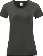 Fruit of the Loom Lady-Fit Iconic 150 T Dámske tričko 16.1432 light graphite