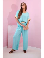 Viskózová súprava so zlatým lemovaním mincovne