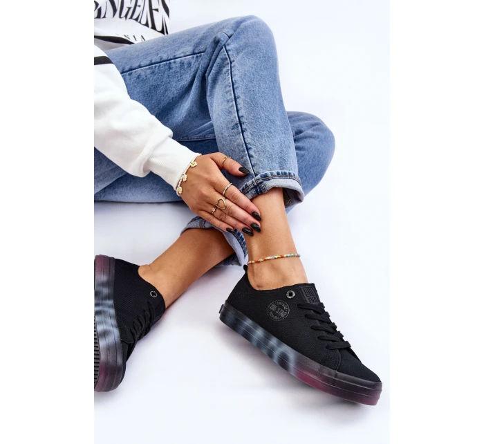 Dámské tenisky s barevnou Big Star Černá model 21608582 - Big Star Shoes