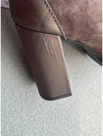 Semišové Na Podpatku Hnědé model 21673387 - Laura Messi