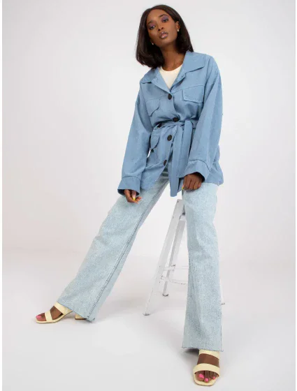 Dámsky kabát EM EN 5422.22P tmavo modrý