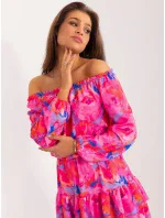 WN SK 8282 šaty.32 tmavoružová