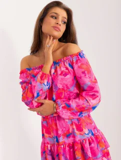 WN SK 8282 šaty.32 tmavoružová