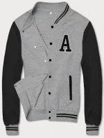 Šedá pánská baseballová mikina model 18406742 - J.STYLE