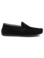 Pánské kožené mokasíny polobotky černé model 22061118 - FILIPPO