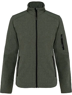 K 400 Dámská 3vrstvá softshellová bunda model 22508664 marl green - Kariban