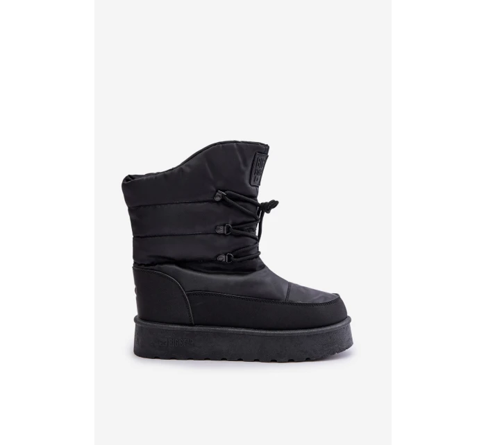 Sněhule na platformě se zipem Big Star model 21678314 Černé - Big Star Shoes Sněhule na platformě se zipem Big Star model 21678314 Černé - Big Star Shoes