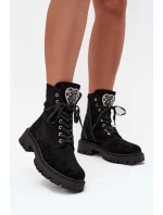 Boty Pracovní S Zateplené Eko Semišové Černé model 21707016 - Boto Boty Pracovní S Zateplené Eko Semišové Černé model 21707016 - Boto