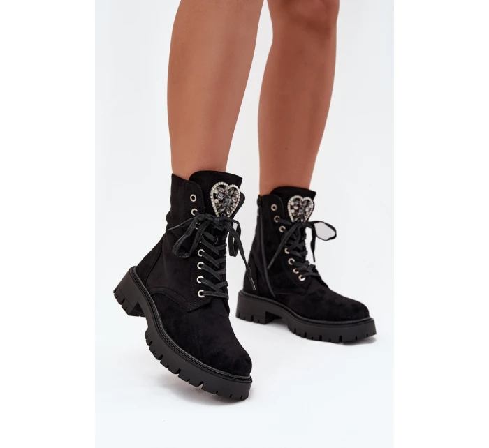 Boty Pracovní S Zateplené Eko Semišové Černé model 21707016 - Boto Boty Pracovní S Zateplené Eko Semišové Černé model 21707016 - Boto