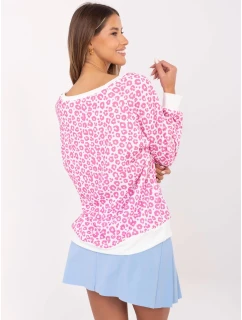 Blúzka MI BZ M742.86 bielo-ružová