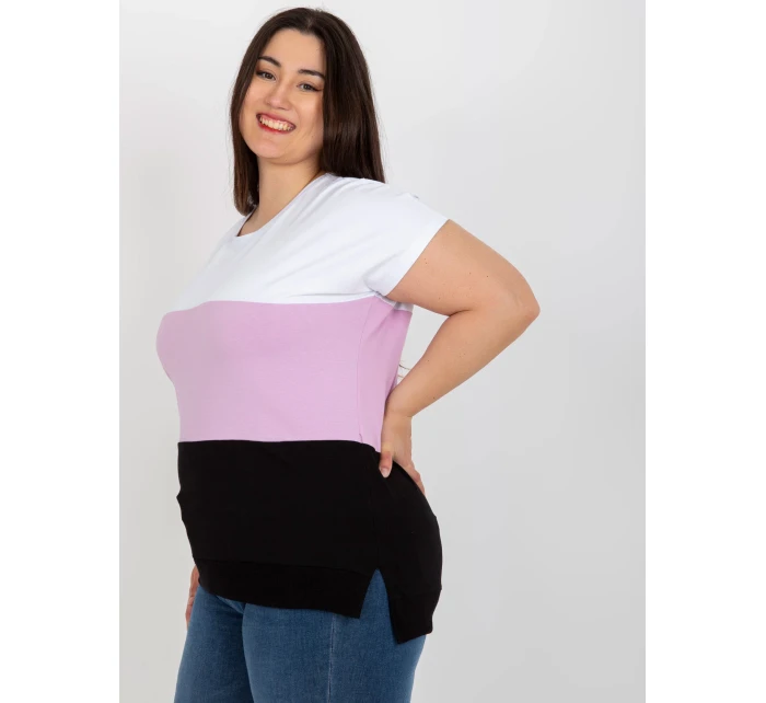 Bluzka RV BZ model 18617610 jasny fioletowy - FPrice Bluzka RV BZ model 18617610 jasny fioletowy - FPrice