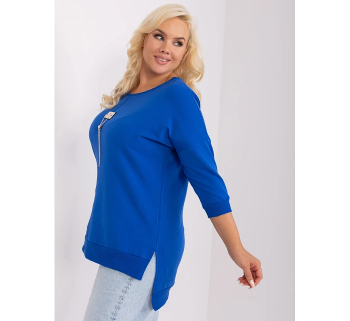 Bluzka RV BZ model 21468357 ciemny niebieski - FPrice Bluzka RV BZ model 21468357 ciemny niebieski - FPrice
