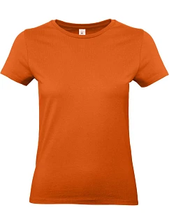 B&C #E190 /women Dámske tričko z hrubej bavlny 01.004T urban orange