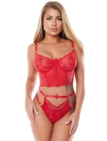 model 20834656 corset kolor:czerwony - Anais