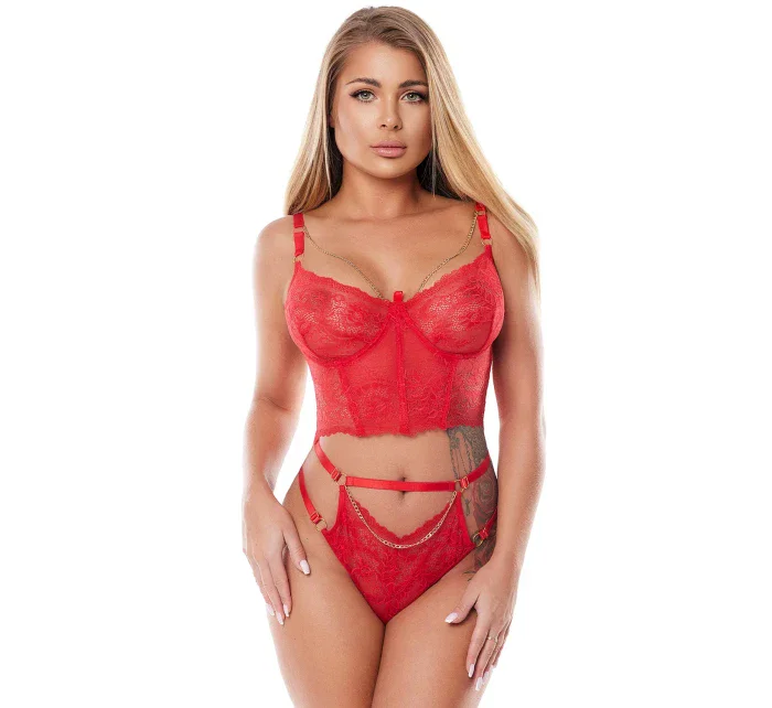 model 20834656 corset kolor:czerwony - Anais
