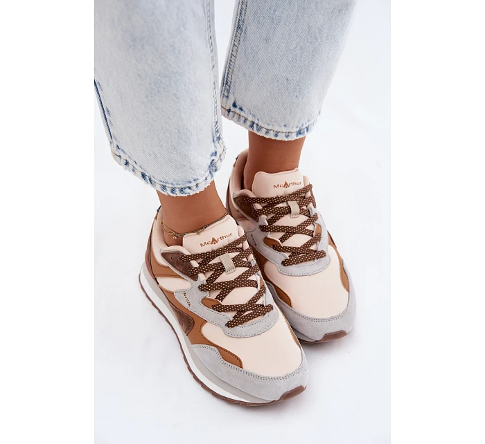 Dámské tenisky z semiše McArthur MA253W hnědé