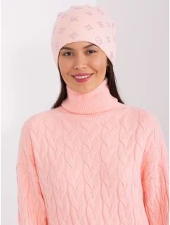 Czapka AT CZ model 19034187 jasny różowy - FPrice