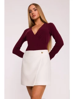 model 21202783 Mini sukně krémová - Moe