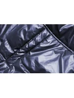 Modrá/béžová dámska obojstranná bunda (BH-2204)